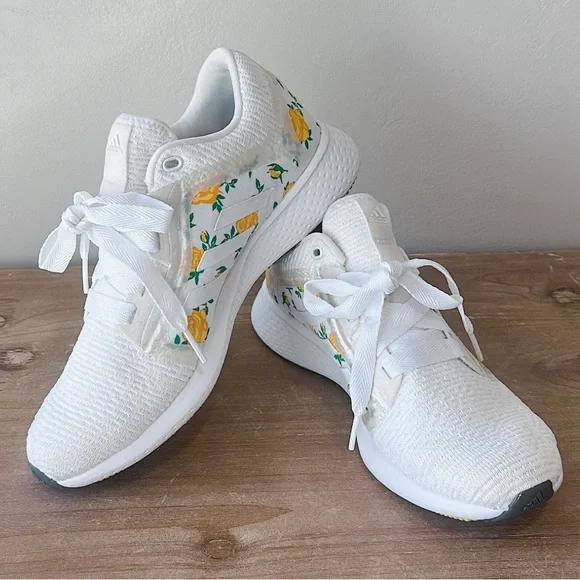 ADIDAS Edge Lux 4 'Floral Print' RUNNING SHOES Size 8 - Picture 1 of 11